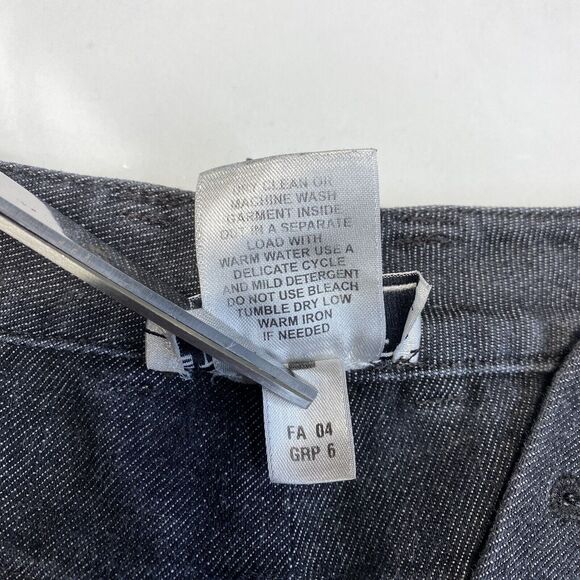 St. John Sport Straight Leg Jeans Sz 8 Womens High Rise Dark Gray Stretch Short - Picture 5 of 14